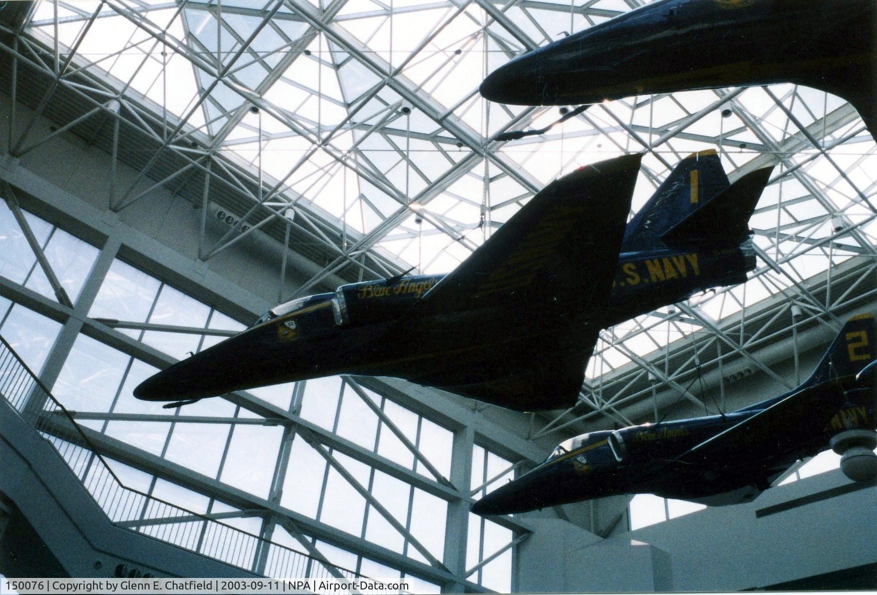 150076, Douglas A-4E Skyhawk C/N 13129, At the National Museum of Naval Aviation, marked as 154180