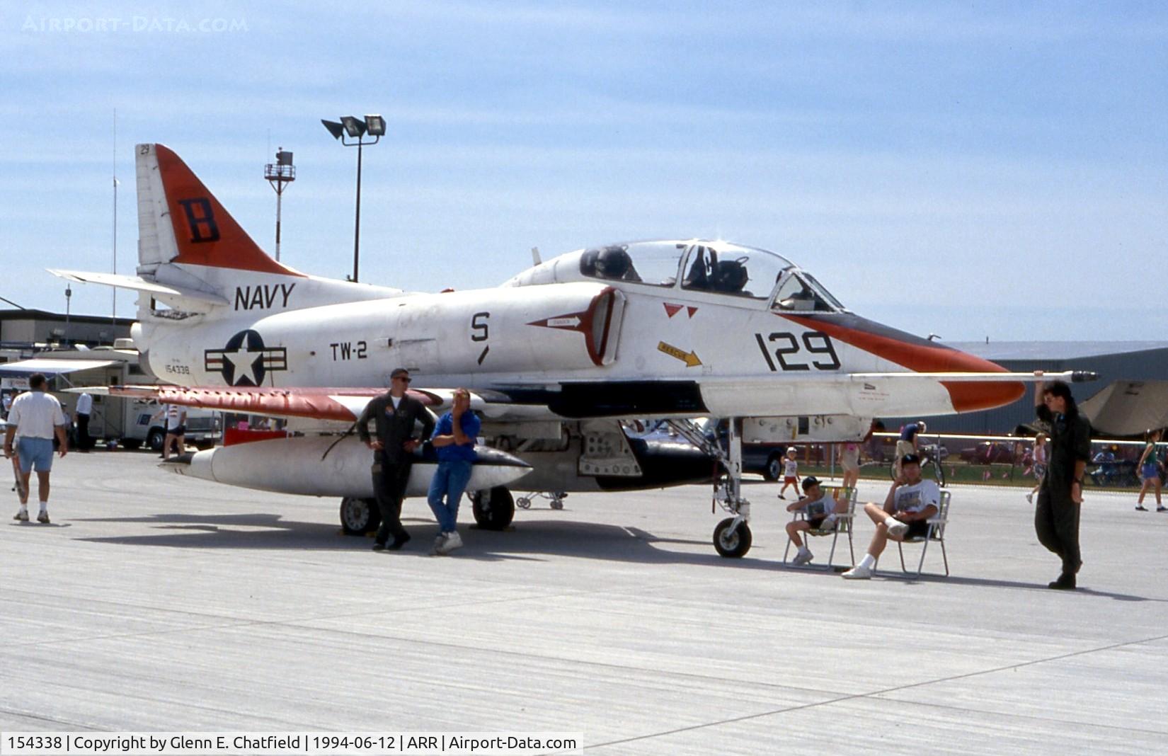 154338, 1967 Douglas TA-4J Skyhawk C/N 13726, At the open house.