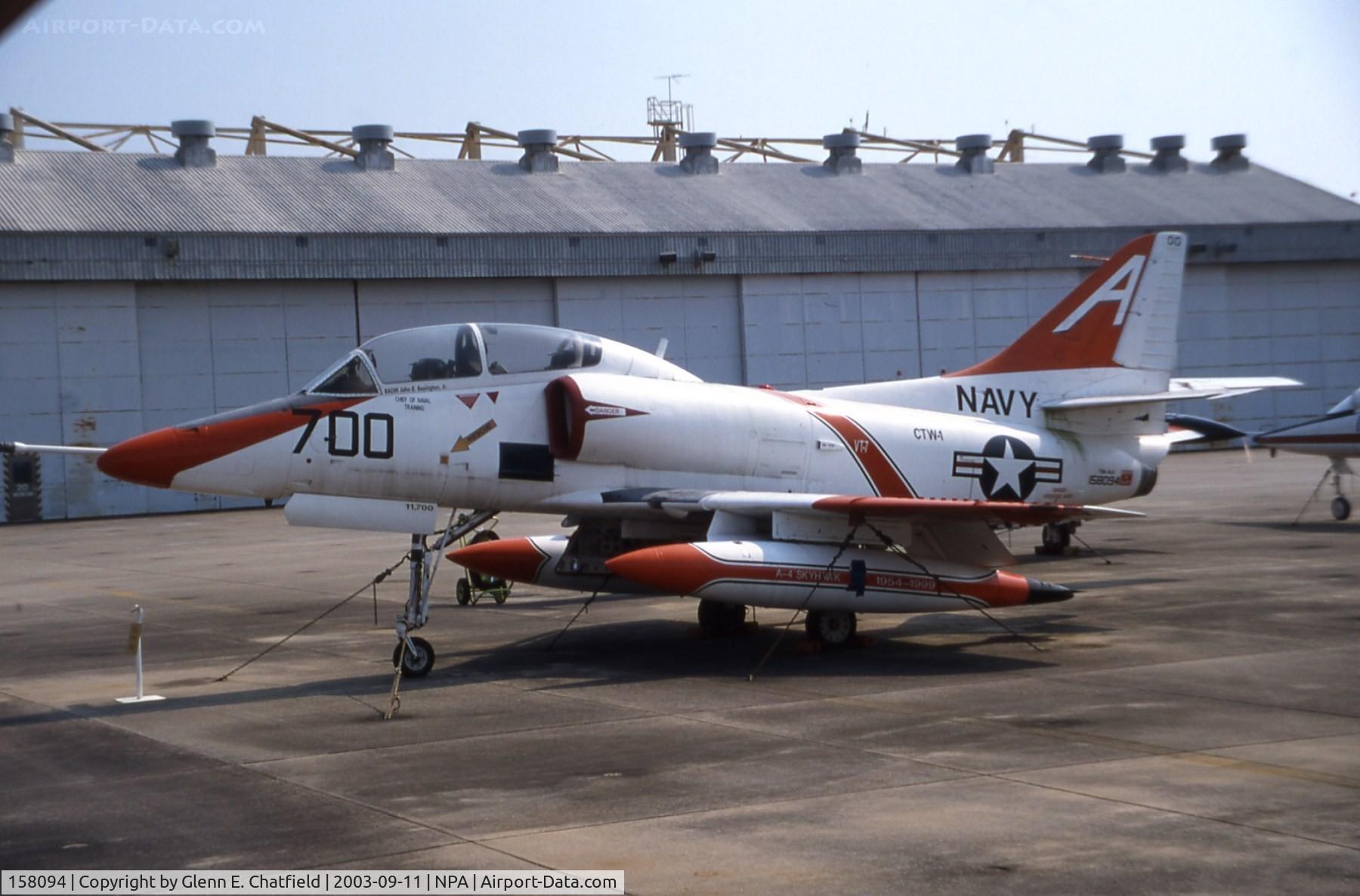 158094, Douglas TA-4J Skyhawk C/N 14131, At the National Museum of Naval Aviation