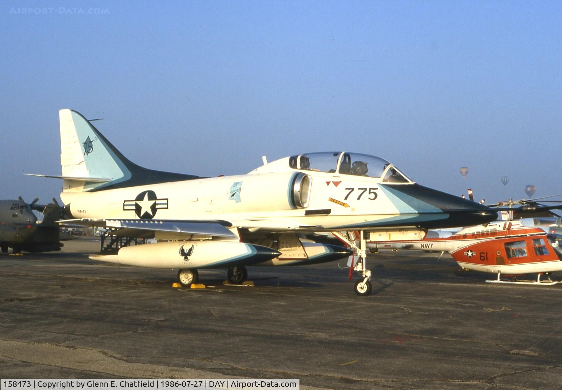 158473, Douglas TA-4J Skyhawk C/N 14278, At the Dayton International Air Show