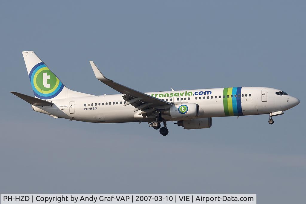 PH-HZD, 1999 Boeing 737-8K2 C/N 28376, Transavia 737-800