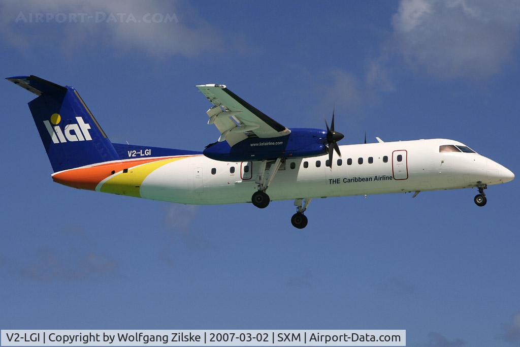 V2-LGI, 1992 De Havilland Canada DHC-8-311 Dash 8 C/N 325, visitor