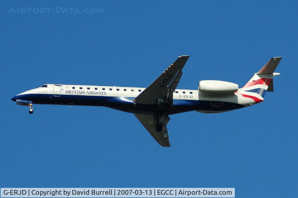 G-ERJD, 2000 Embraer EMB-145EP (ERJ-145EP) C/N 145290, British Airways - Landing