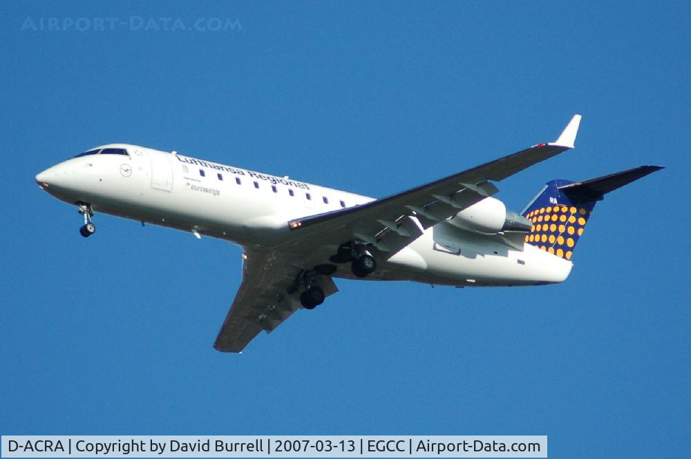 D-ACRA, Canadair CRJ-200ER (CL-600-2B19) C/N 7567, Lufthansa Regional/Eurowings - Landing
