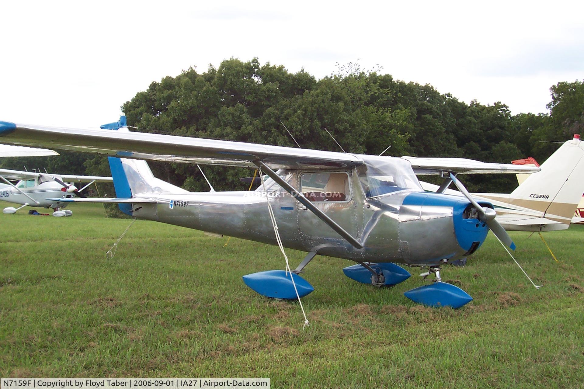 N7159F, 1966 Cessna 150F C/N 15063759, C150F Taken At Antique Field Fly In