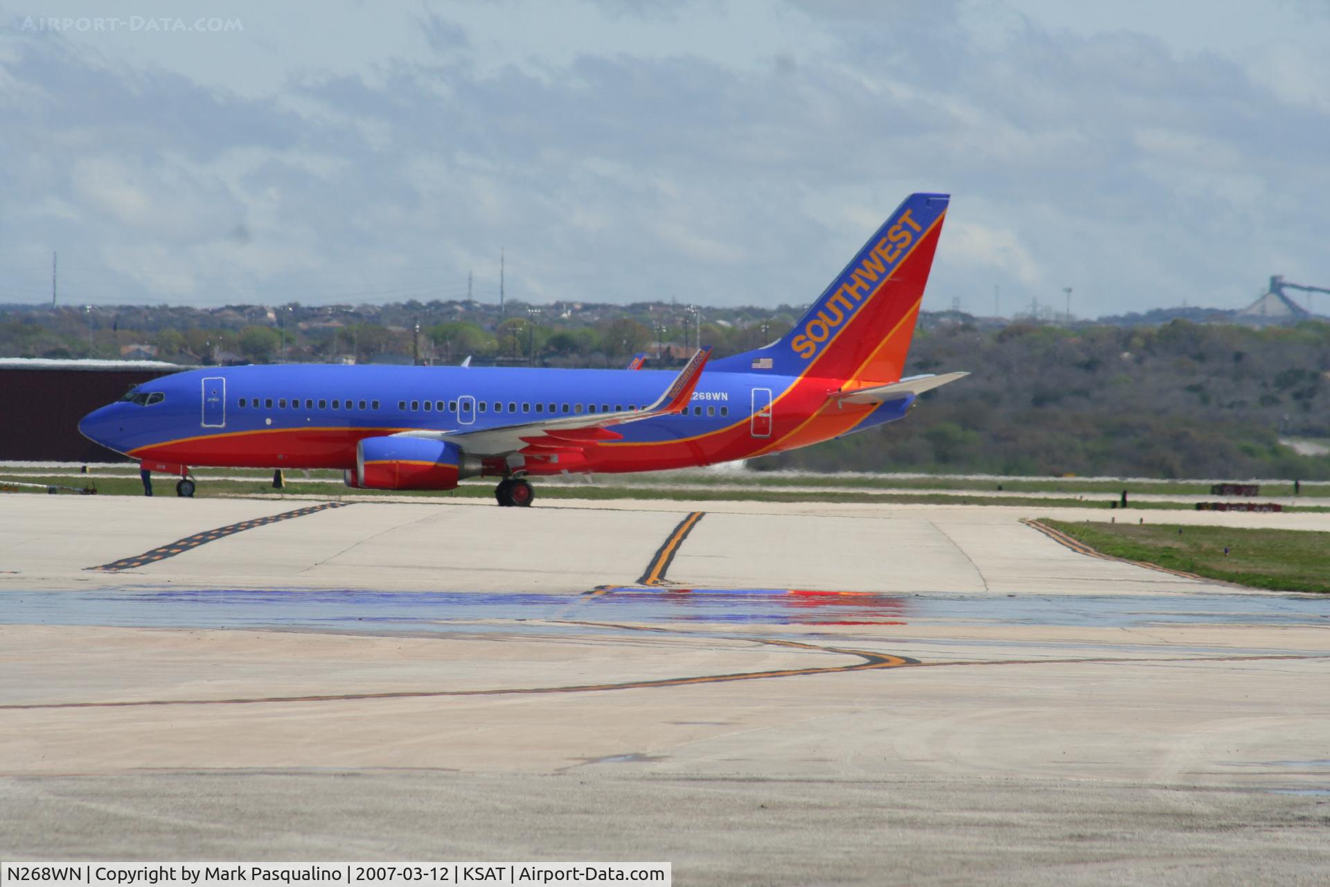 N268WN, 2007 Boeing 737-7H4 C/N 32524, Boeing 737-700