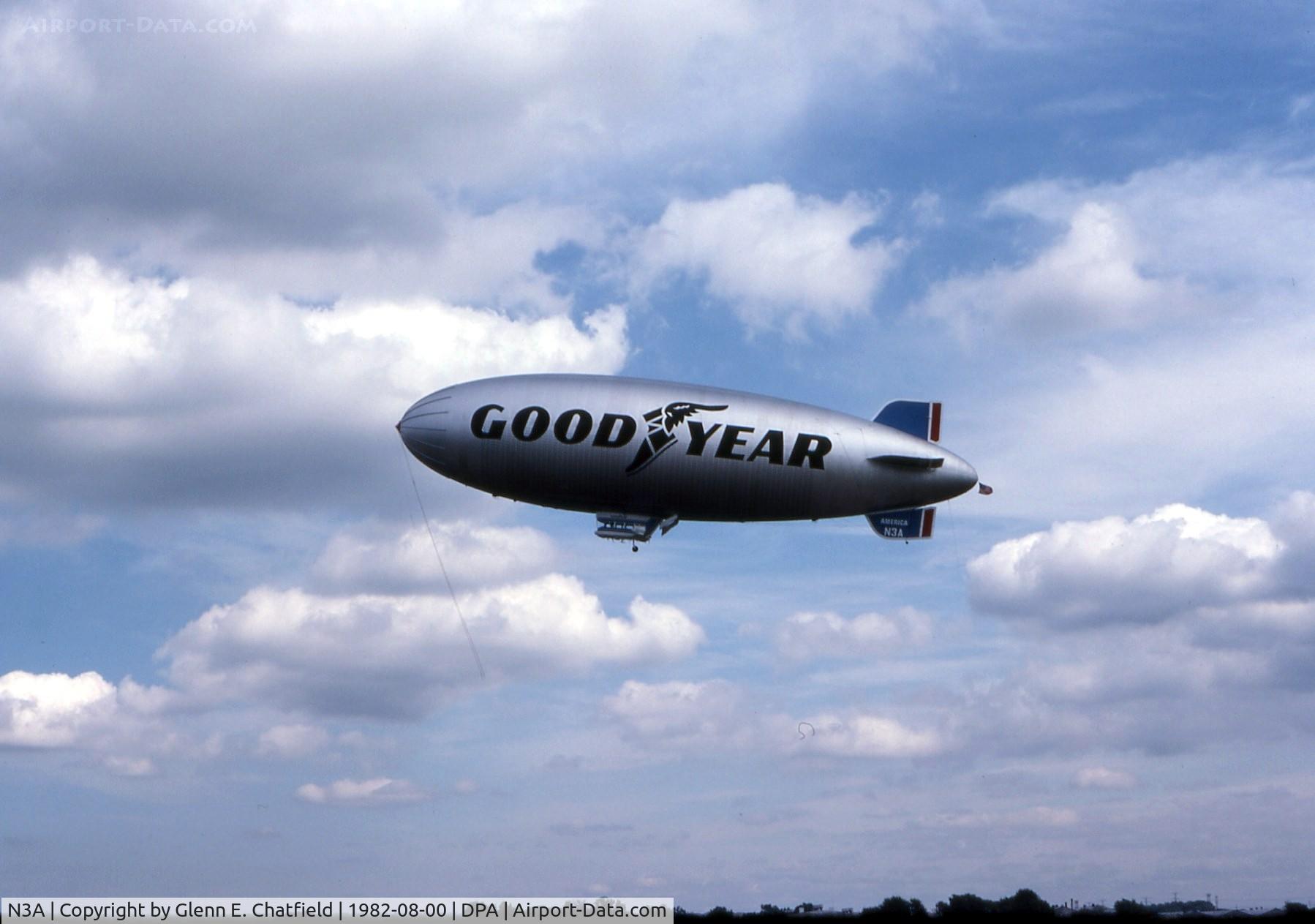N3A, 1976 Goodyear GZ-20A C/N 4118, In town for a ball game in Chicago