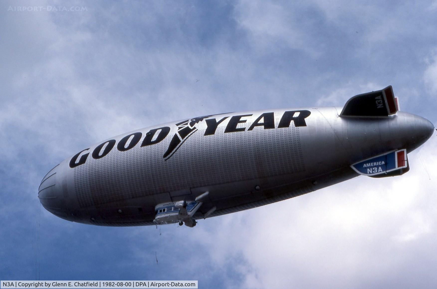 N3A, 1976 Goodyear GZ-20A C/N 4118, In town for a ball game in Chicago