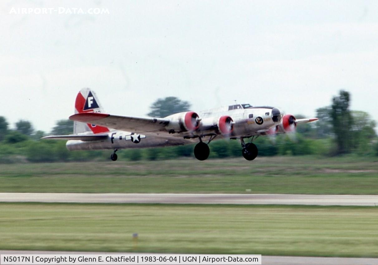 N5017N, 1944 Lockheed/Vega (Boeing) B-17G-105-VE Flying Fortress C/N 8649, Taking off for fly by