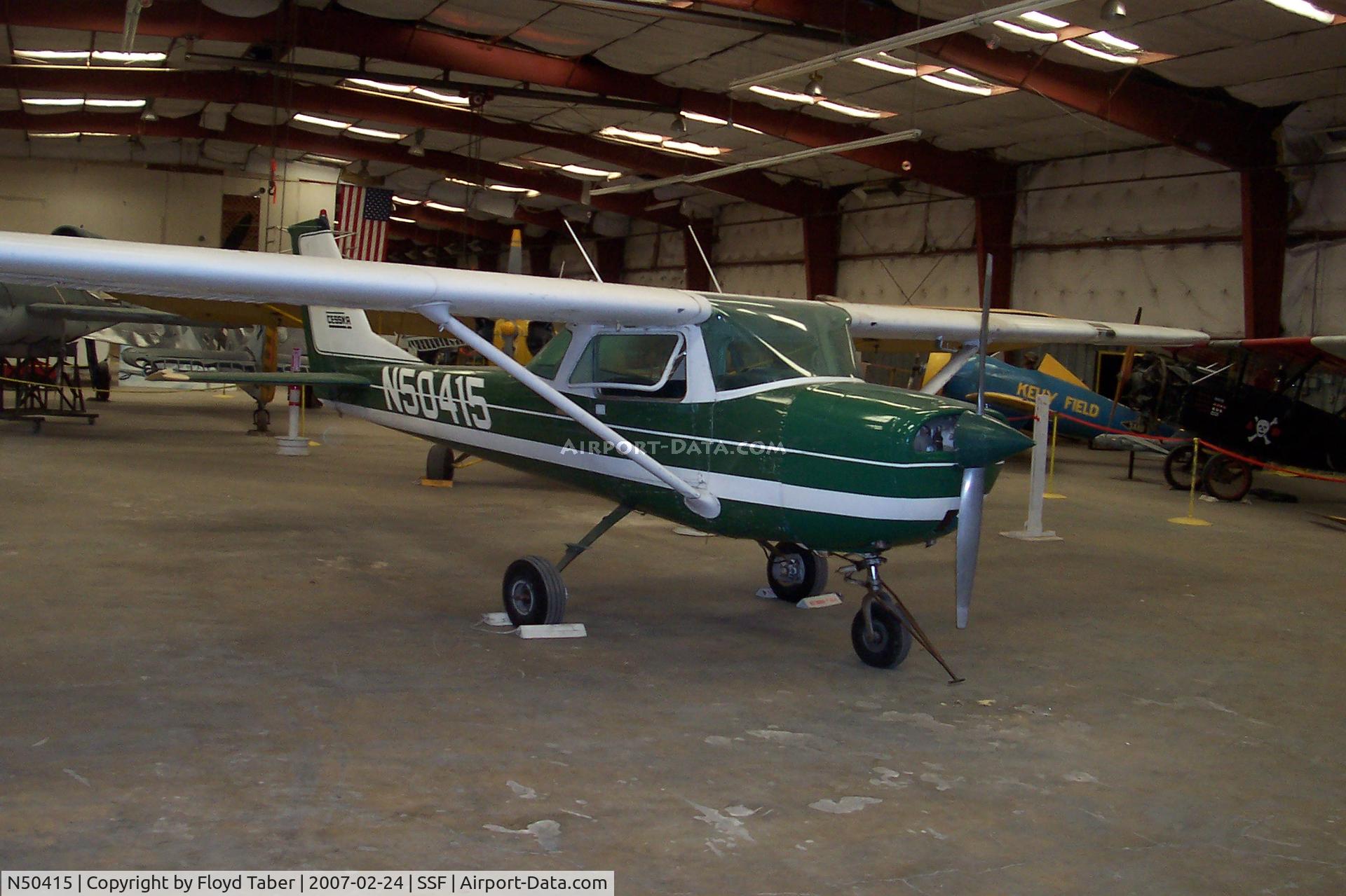 N50415, 1968 Cessna 150H C/N 15069287, C150 at the Texas Aviation Museum