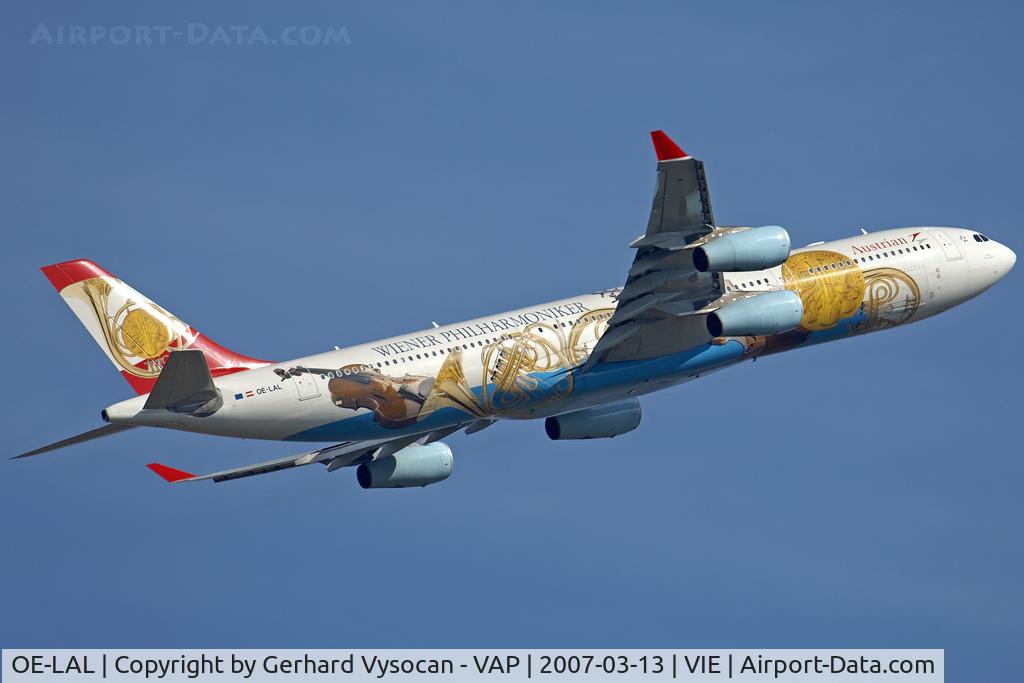 OE-LAL, 1999 Airbus A340-313 C/N 263, Austrian beauty in her last month of duty