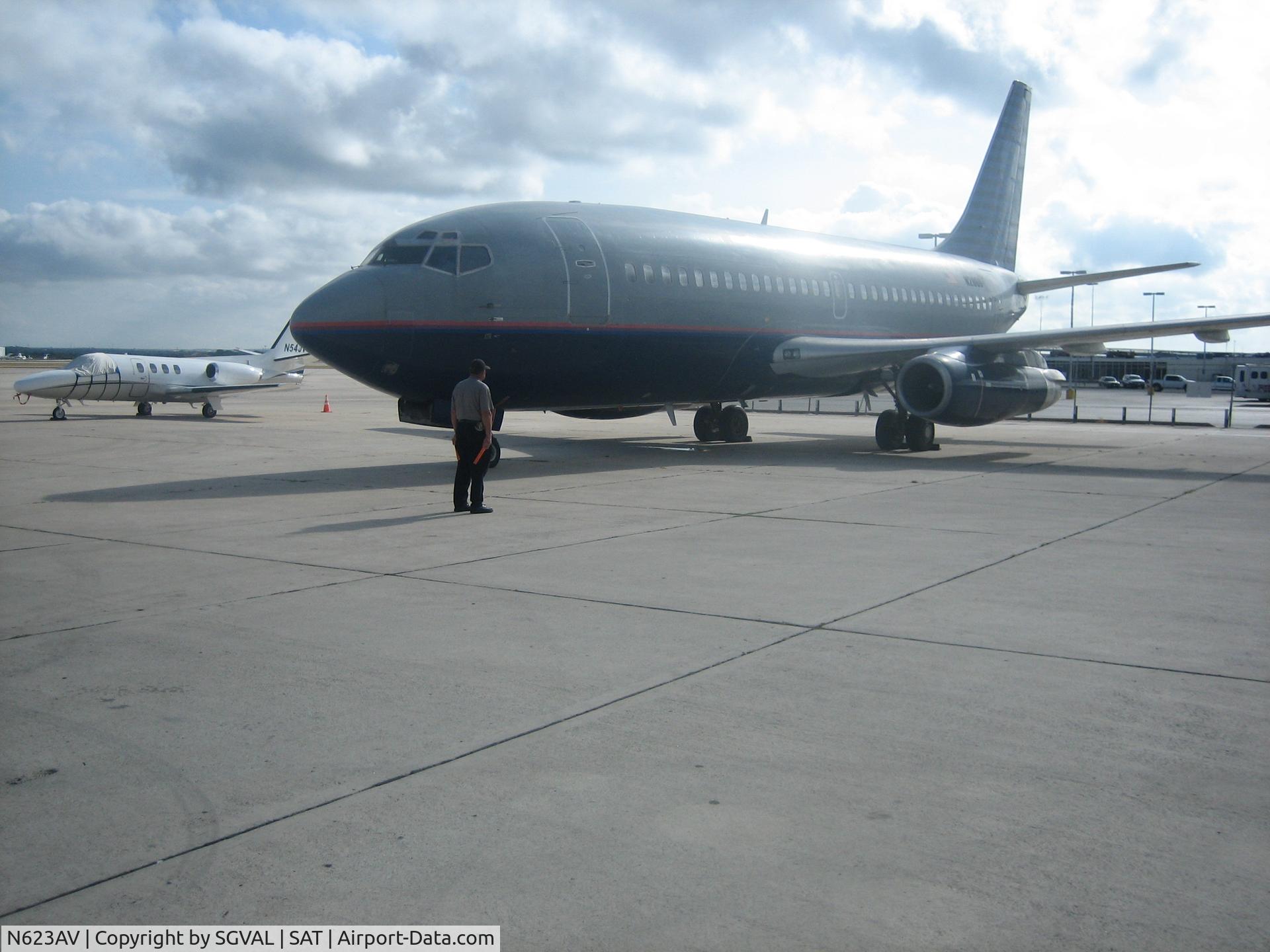 N623AV, 1980 Boeing 737-291 C/N 22384, Parked at Aerosky Ramp