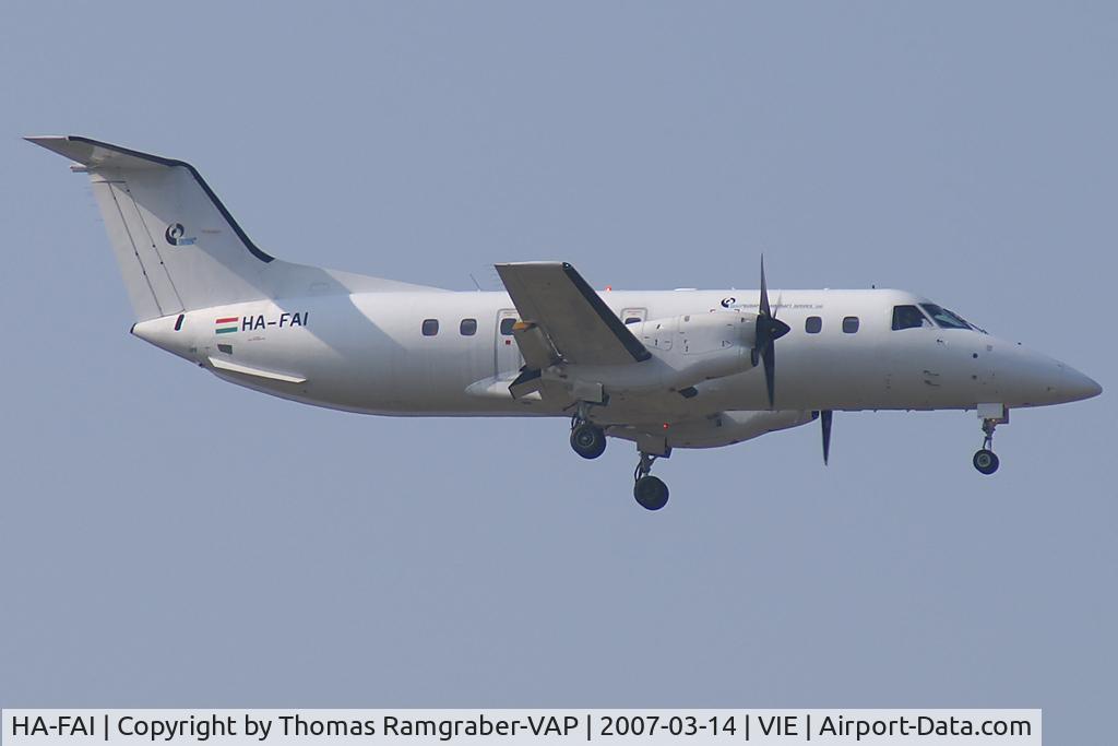 HA-FAI, 1989 Embraer EMB-120ER Brasilia C/N 120123, Budapest Aircraft Service Embraer 120