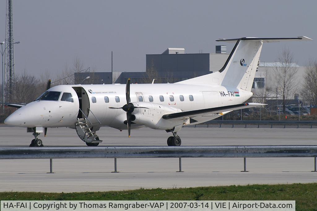 HA-FAI, 1989 Embraer EMB-120ER Brasilia C/N 120123, Budapest Aircraft Service Embraer 120