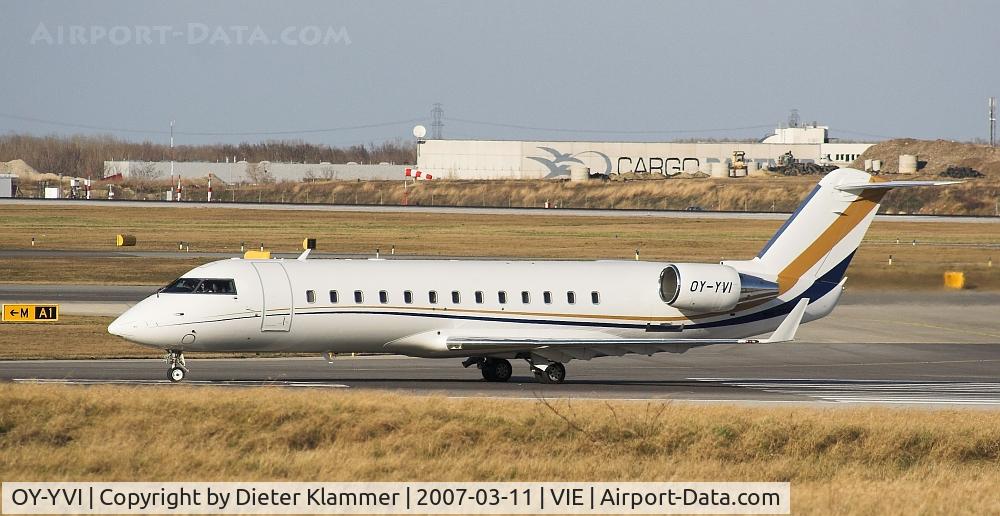 OY-YVI, 2007 Bombardier Challenger 850 (CL-600-2B19) C/N 8046, Execujet Scandinavia  Canadair Challanger 850