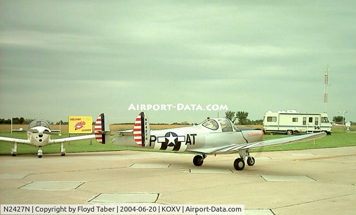 N2427N, Piper PA-38-112 Tomahawk C/N 3879A0838, Pea Shooter @ Ercoupe Owners Convention 2004 KOXV