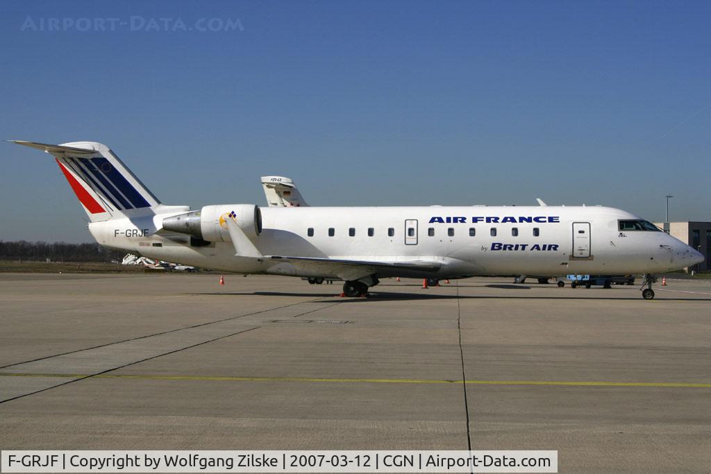 F-GRJF, Canadair CRJ-100ER (CL-600-2B19) C/N 7108, visitor
