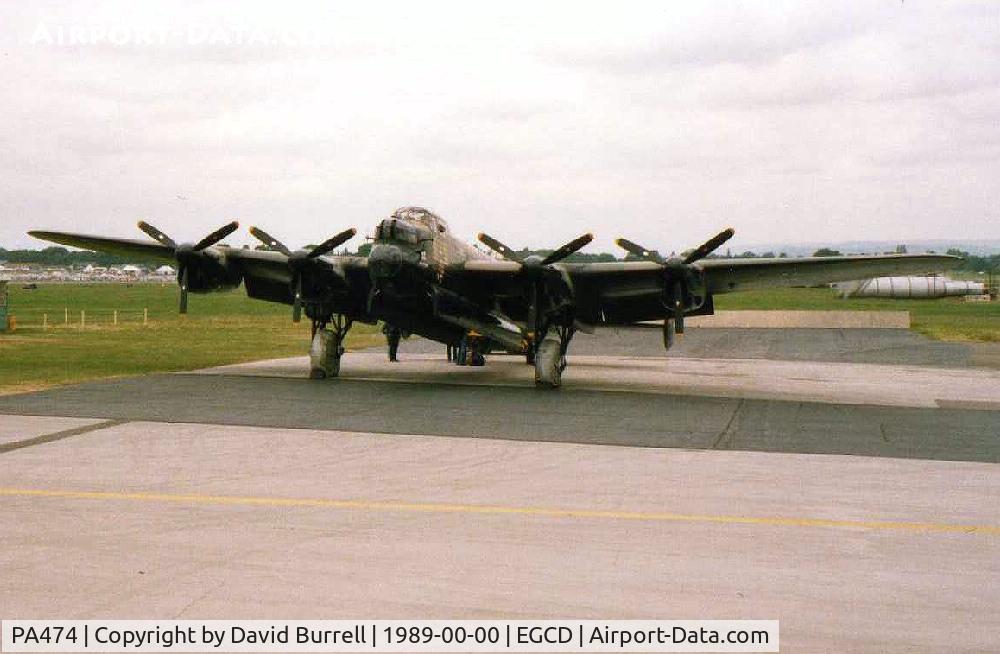 PA474, 1945 Avro 683 Lancaster B1 C/N VACH0052/D2973, Avro Lancaster - Woodford Air Show 1989 (Scanned)