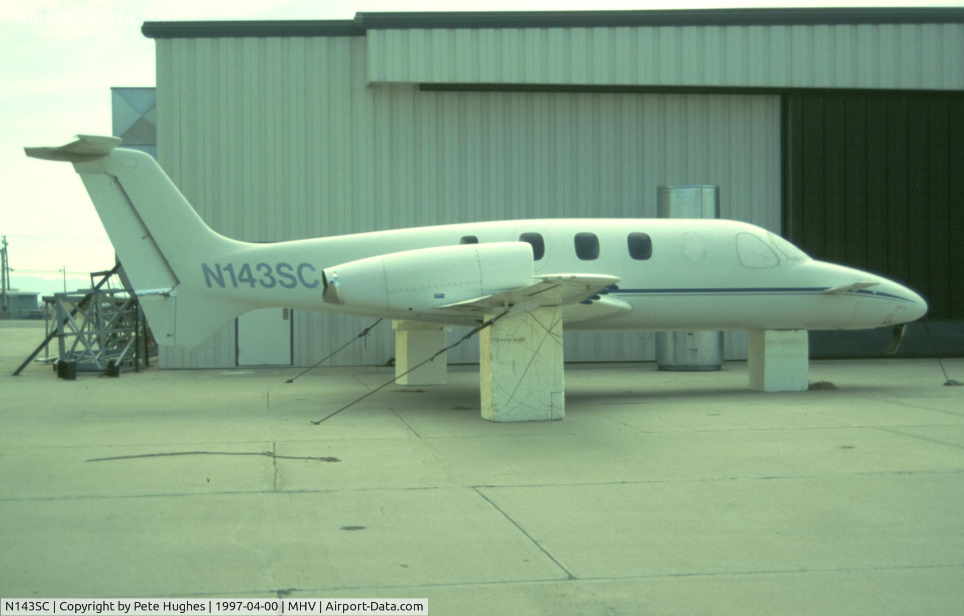 N143SC, Scaled Composites 143 C/N 001, N143SC Scaled Composites 143 Triumph retired at Mojave, since relocated and now on display at the Joe Davies Heritage Air Park in Palmdale, CA