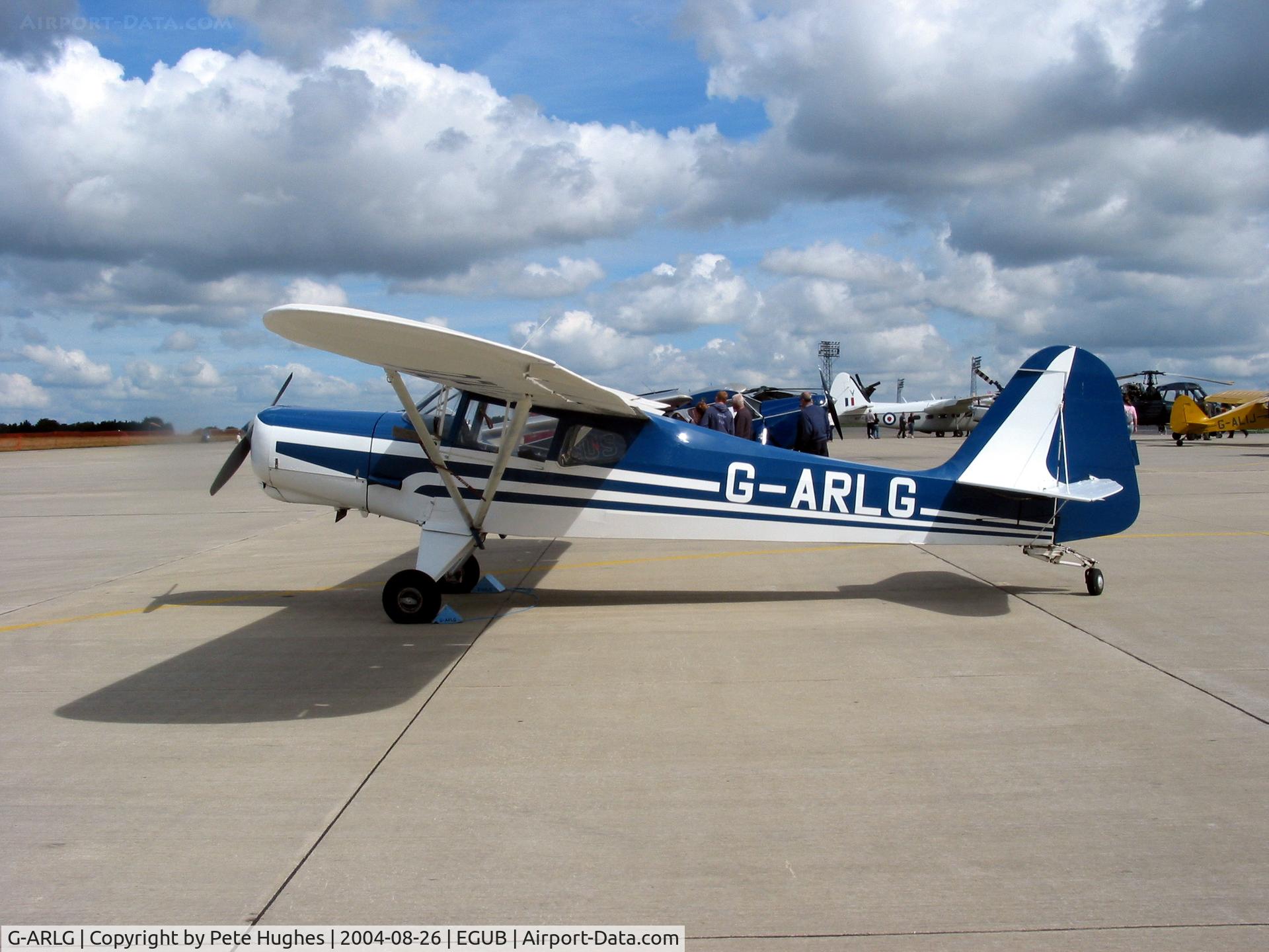G-ARLG, 1961 Auster D4-108 C/N 3606, at RAF Benson Families Day