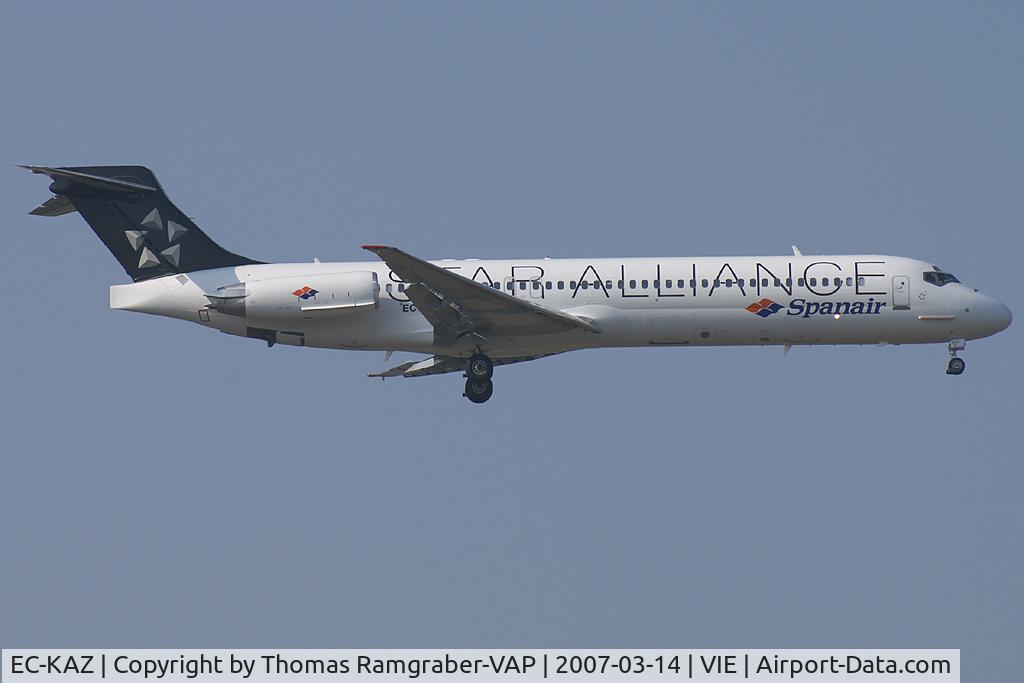 EC-KAZ, 1988 McDonnell Douglas MD-87 (DC-9-87) C/N 49614, Spanair MDD MD87