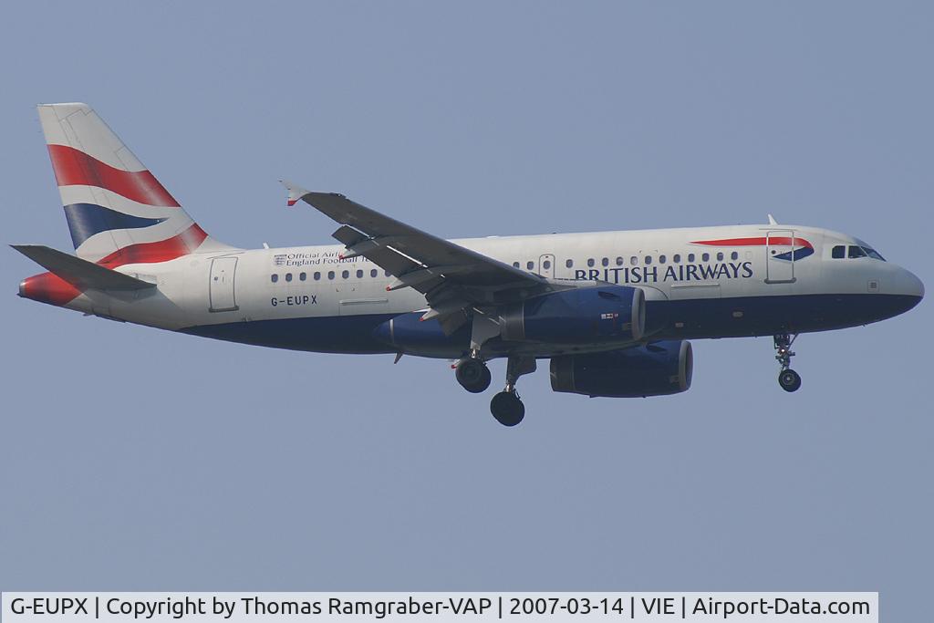 G-EUPX, 2001 Airbus A319-131 C/N 1445, British Airways Airbus A319