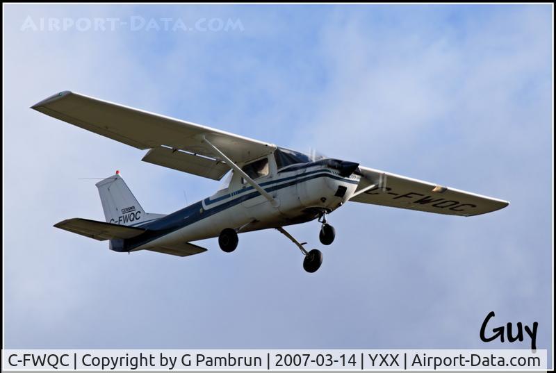 C-FWQC, 1968 Cessna 150H C/N 15067744, 1968 Cessna 150H