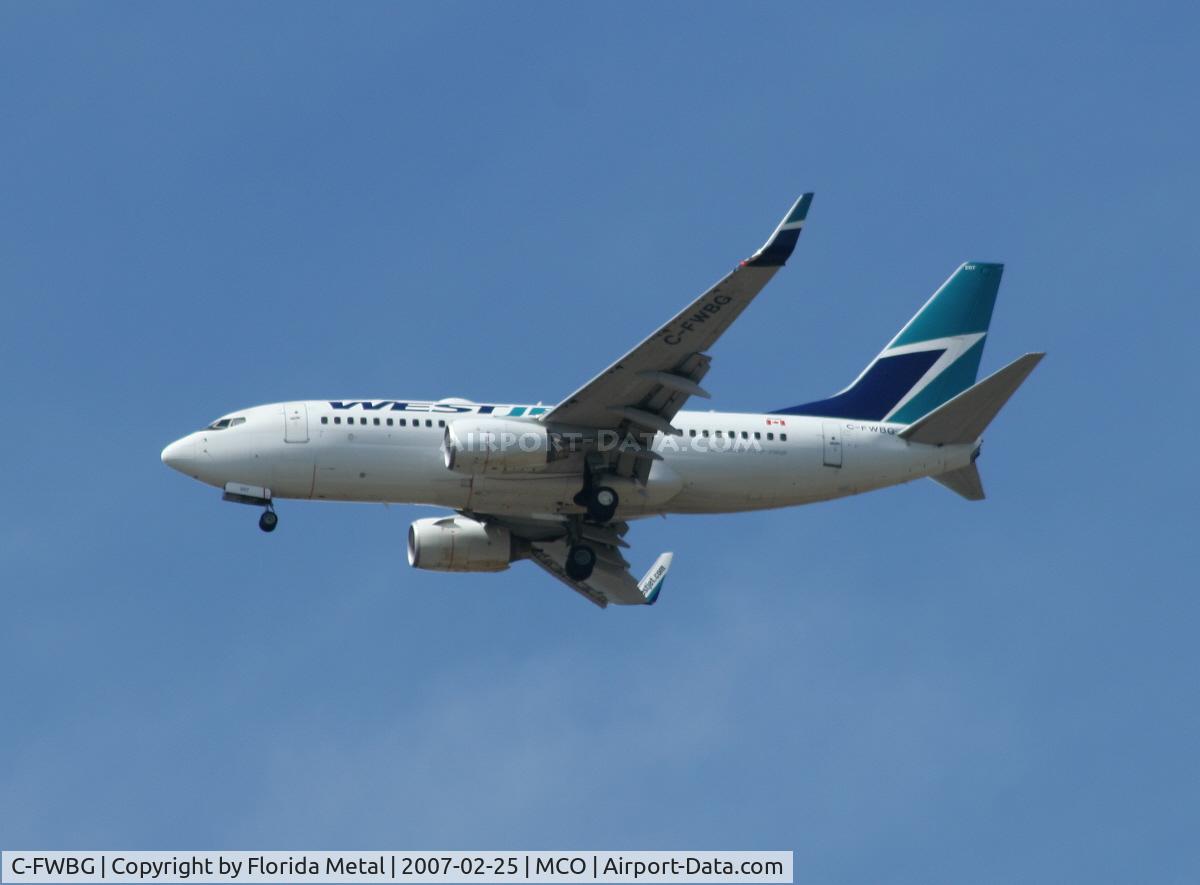 C-FWBG, 2003 Boeing 737-7CT C/N 32749, West Jet