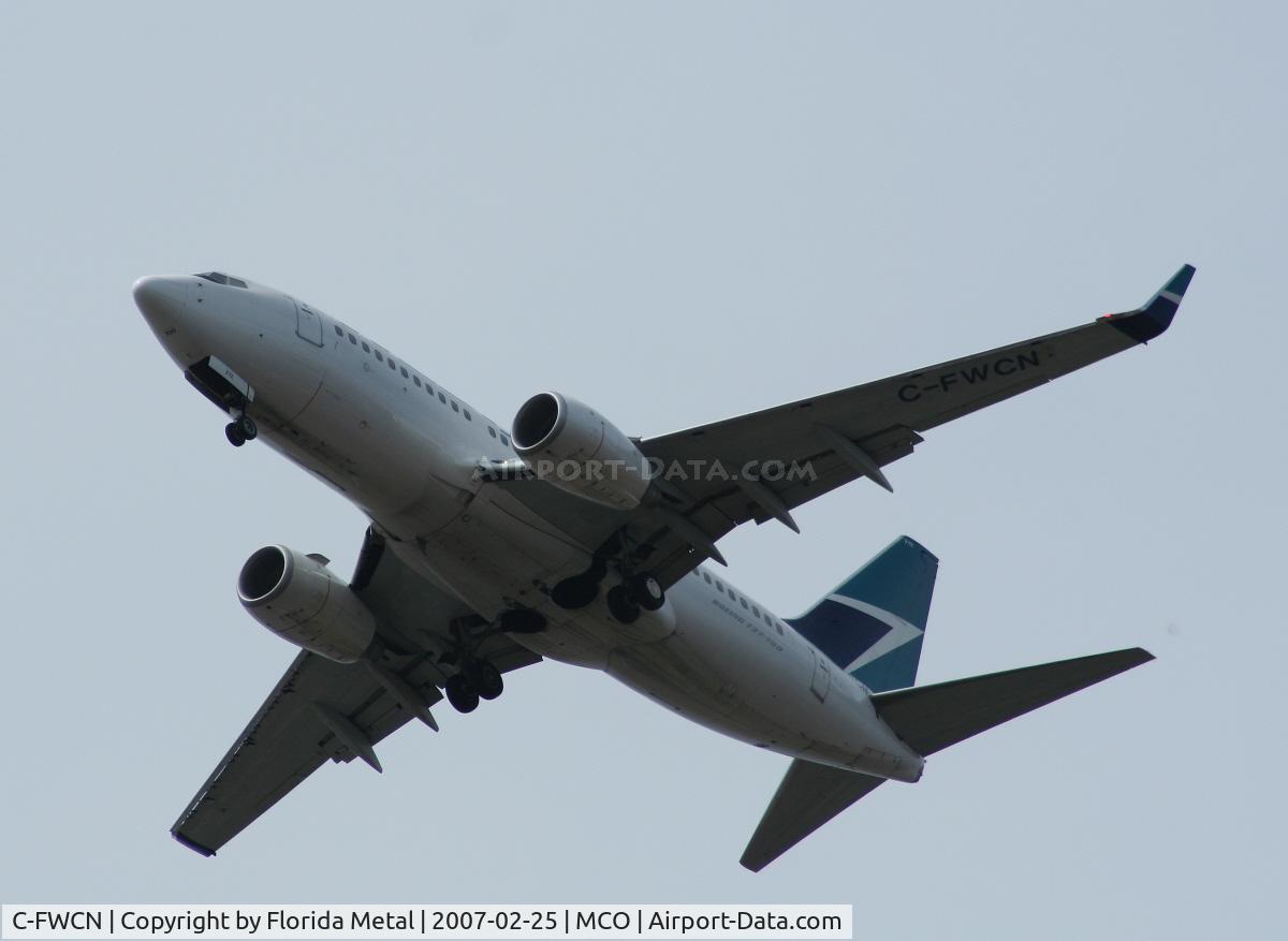 C-FWCN, 2003 Boeing 737-7CT C/N 33698, West Jet