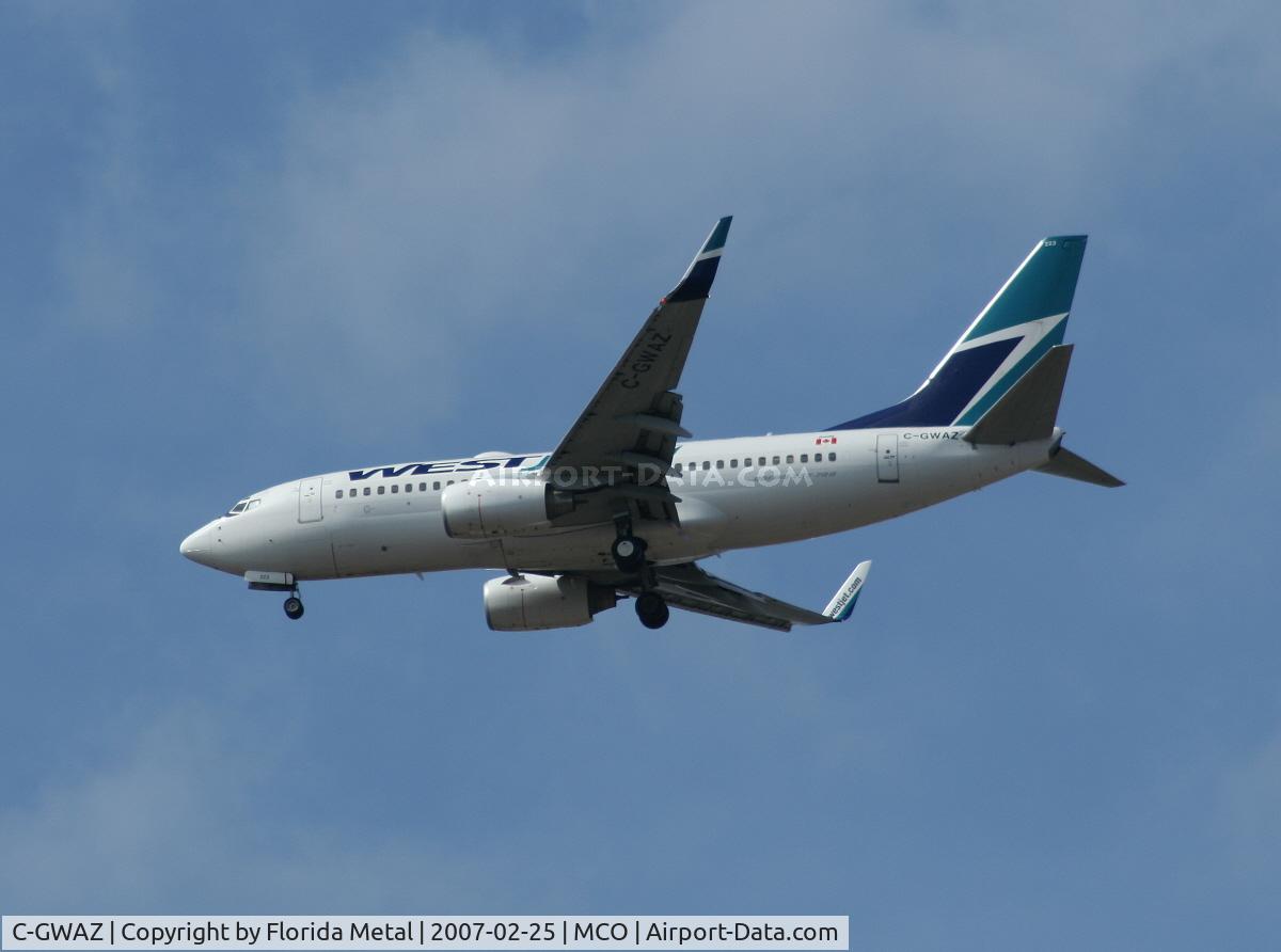 C-GWAZ, 2004 Boeing 737-7CT C/N 32763, West Jet
