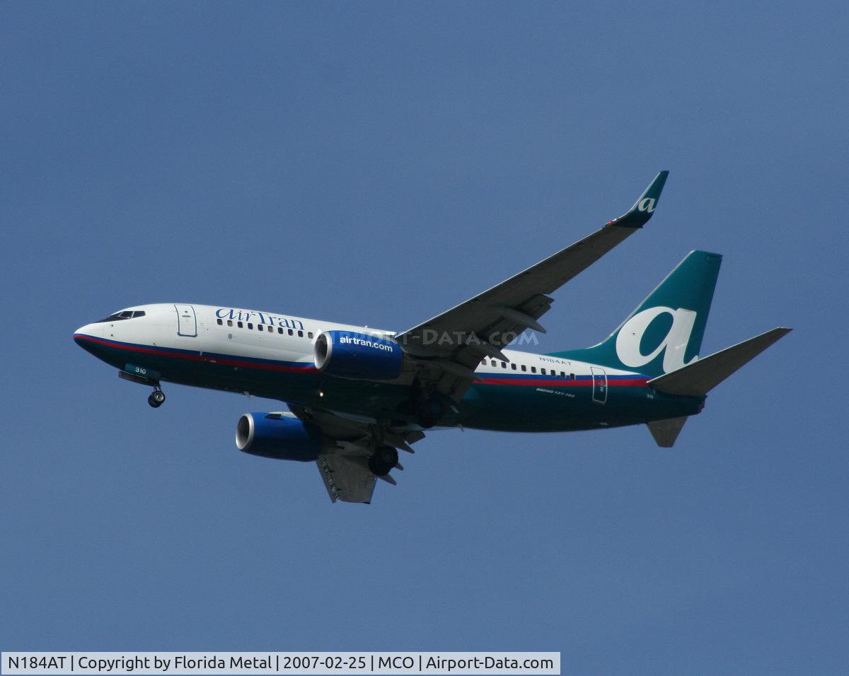 N184AT, 2005 Boeing 737-76N C/N 32656, Air Tran