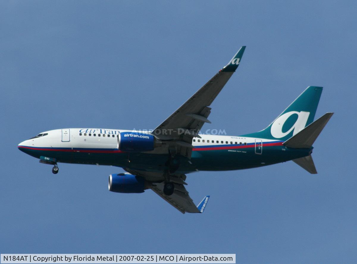 N184AT, 2005 Boeing 737-76N C/N 32656, Air Tran