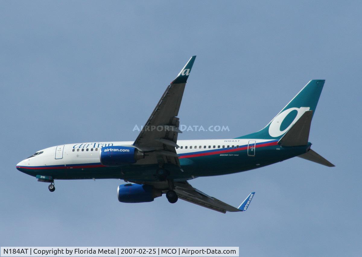 N184AT, 2005 Boeing 737-76N C/N 32656, Air Tran
