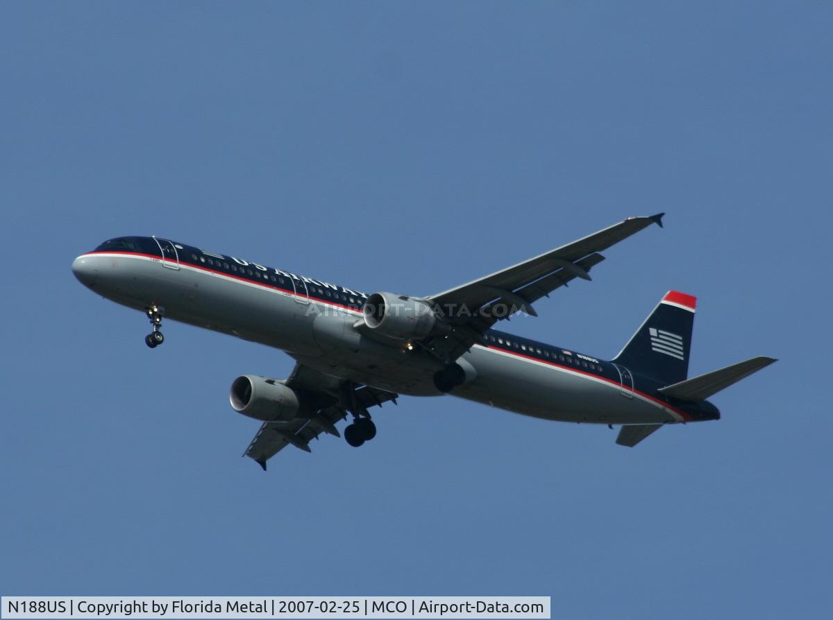 N188US, 2002 Airbus A321-211 C/N 1724, US Airways