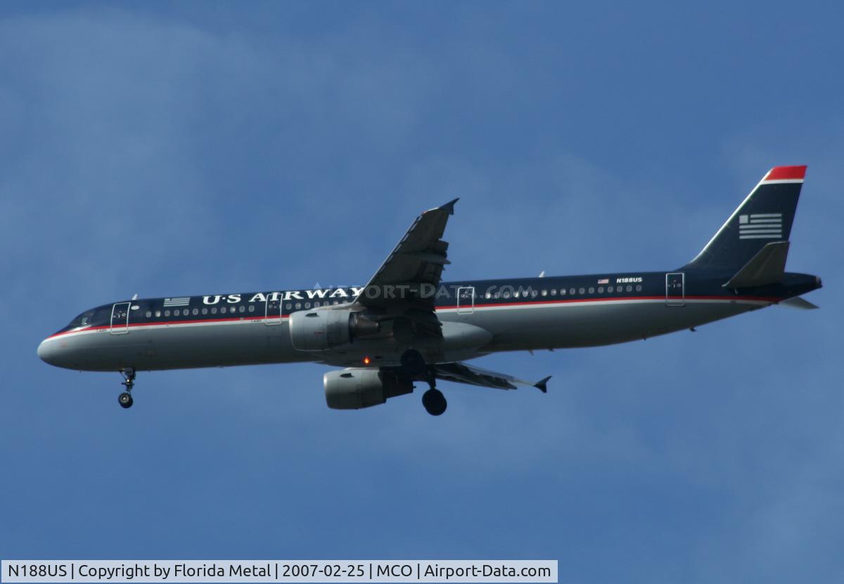 N188US, 2002 Airbus A321-211 C/N 1724, US
