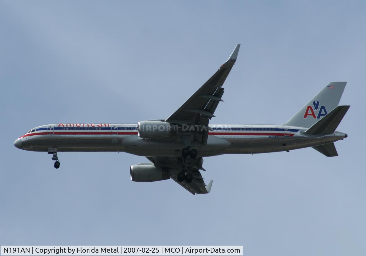 N191AN, 2001 Boeing 757-223 C/N 32385, American