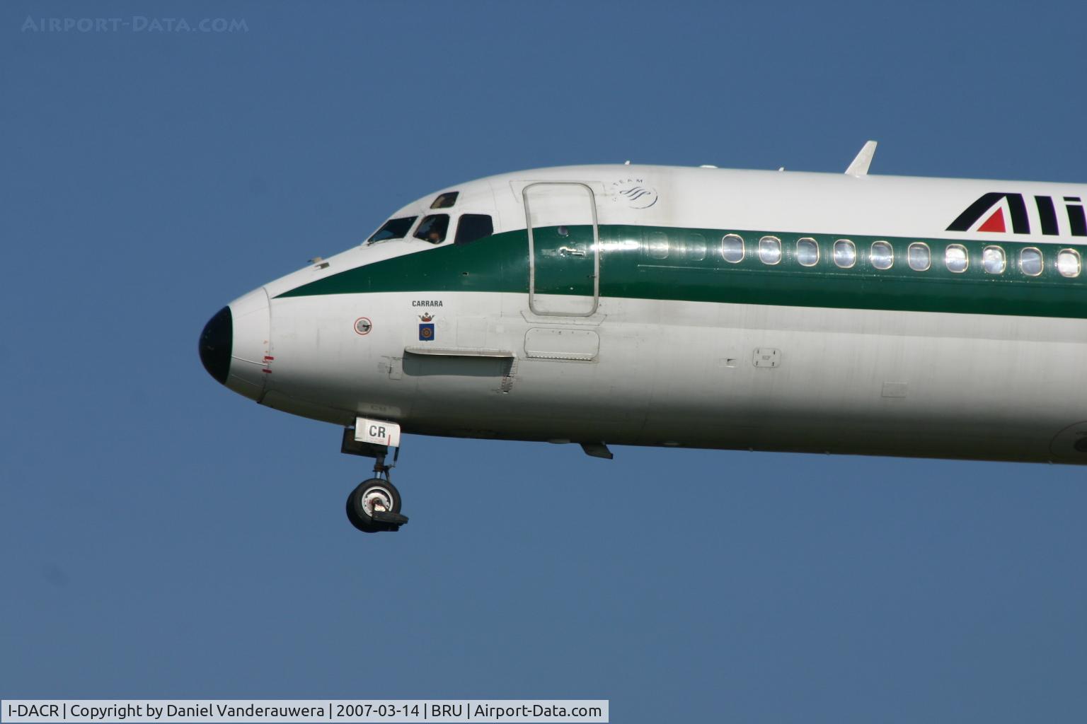I-DACR, 1990 McDonnell Douglas MD-82 (DC-9-82) C/N 49975/1775, CARRARA