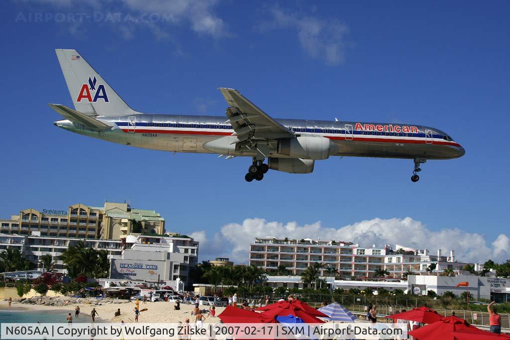 N605AA, 1995 Boeing 757-223 C/N 27056, visitor
