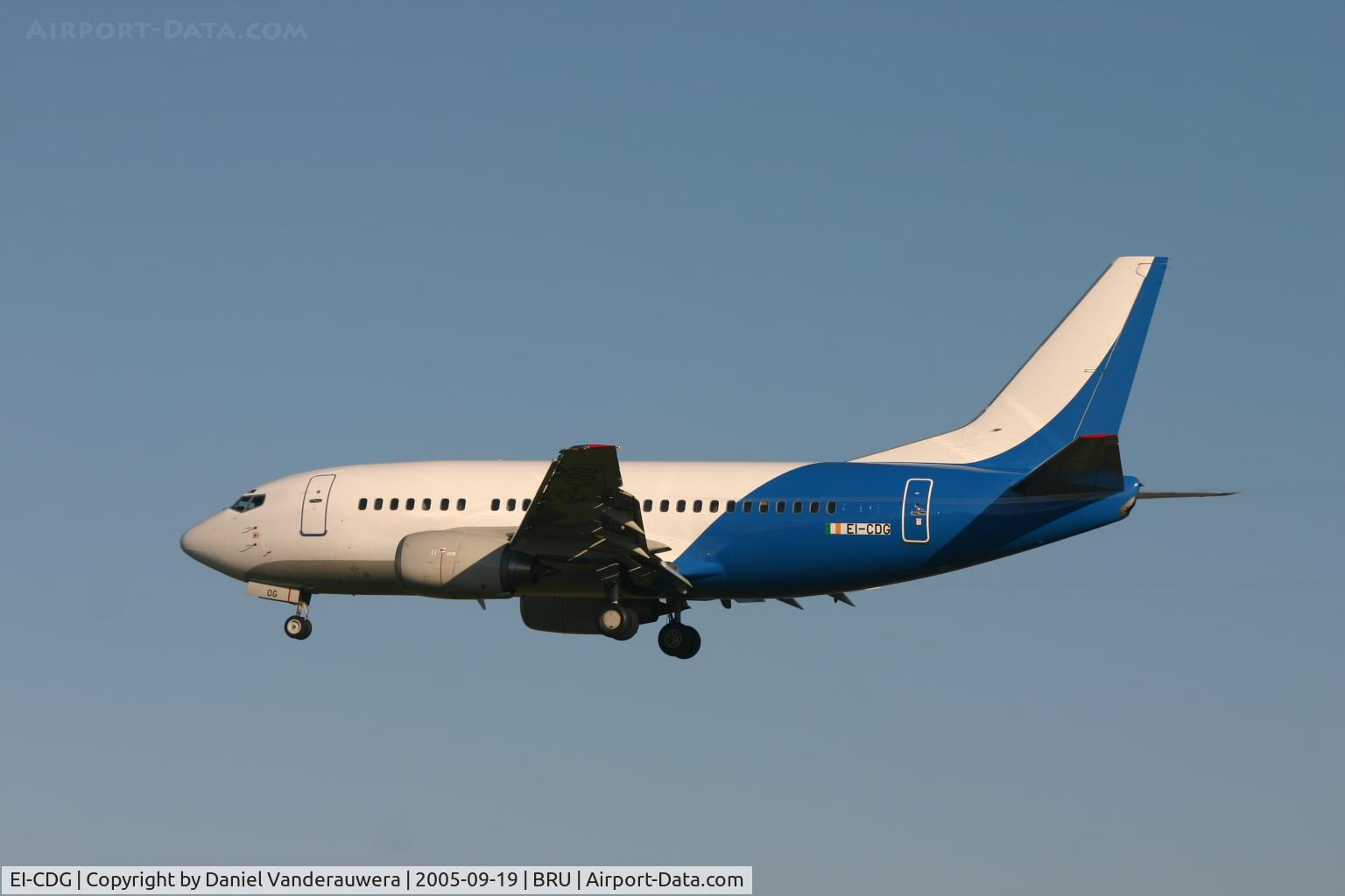 EI-CDG, 1992 Boeing 737-548 C/N 25738, color scheme transition