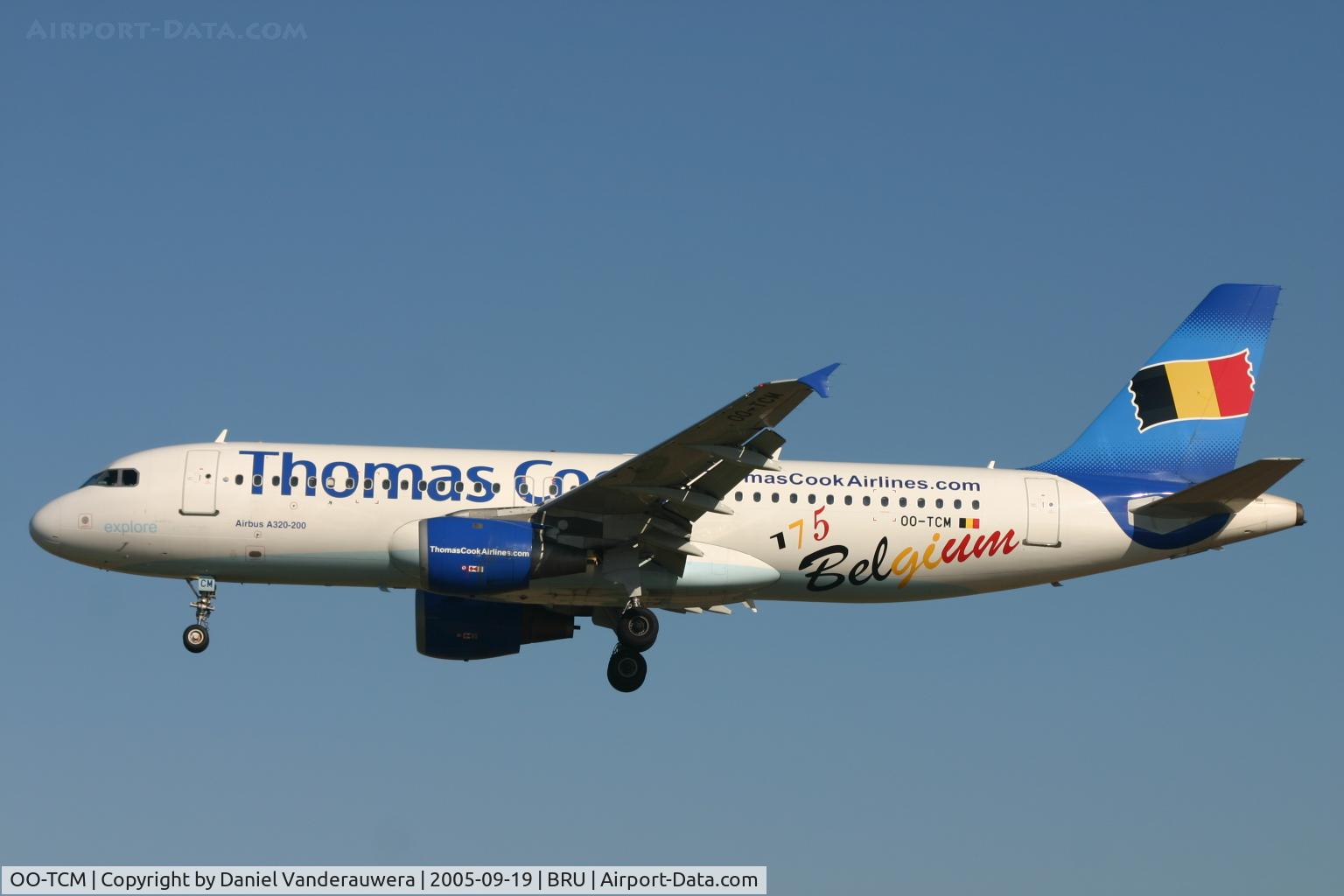OO-TCM, 1993 Airbus A320-212 C/N 420, celebration color scheme