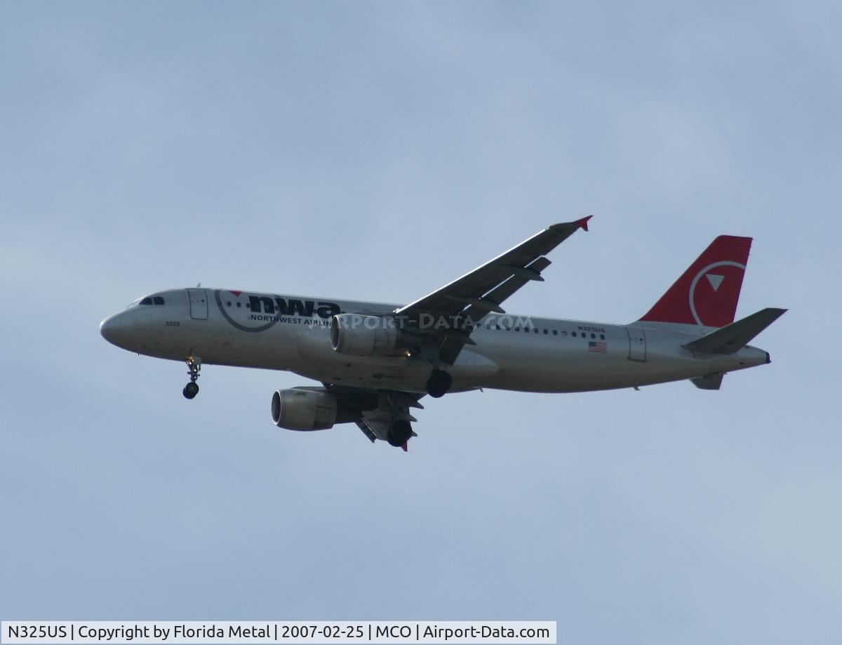 N325US, 1992 Airbus A320-211 C/N 281, Northwest A320