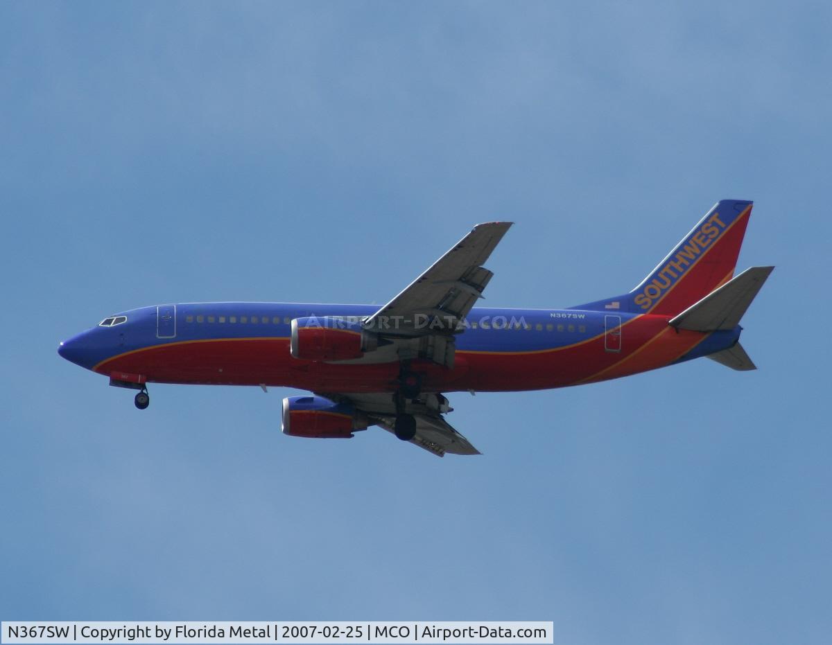 N367SW, 1993 Boeing 737-3H4 C/N 26578, Southwest
