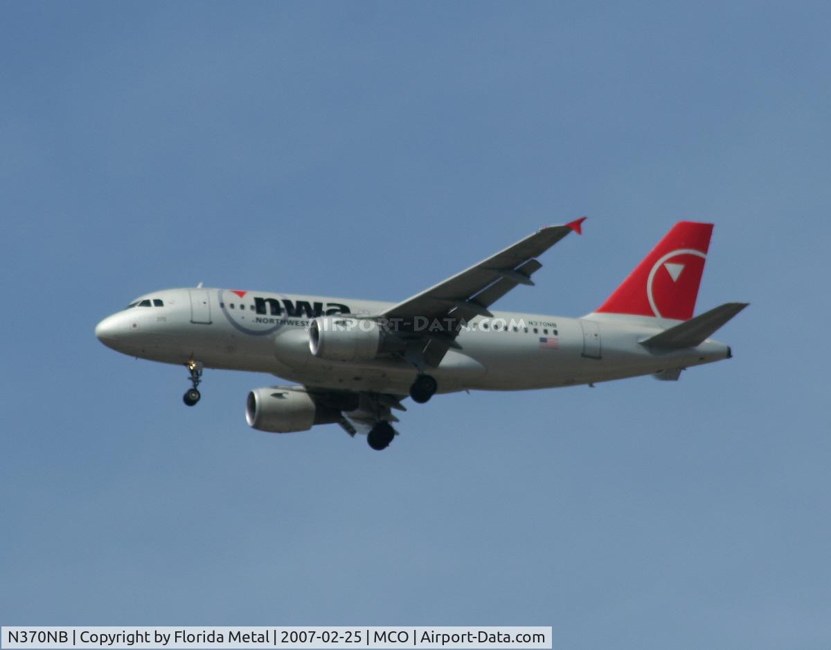 N370NB, 2003 Airbus A319-114 C/N 2087, Northwest