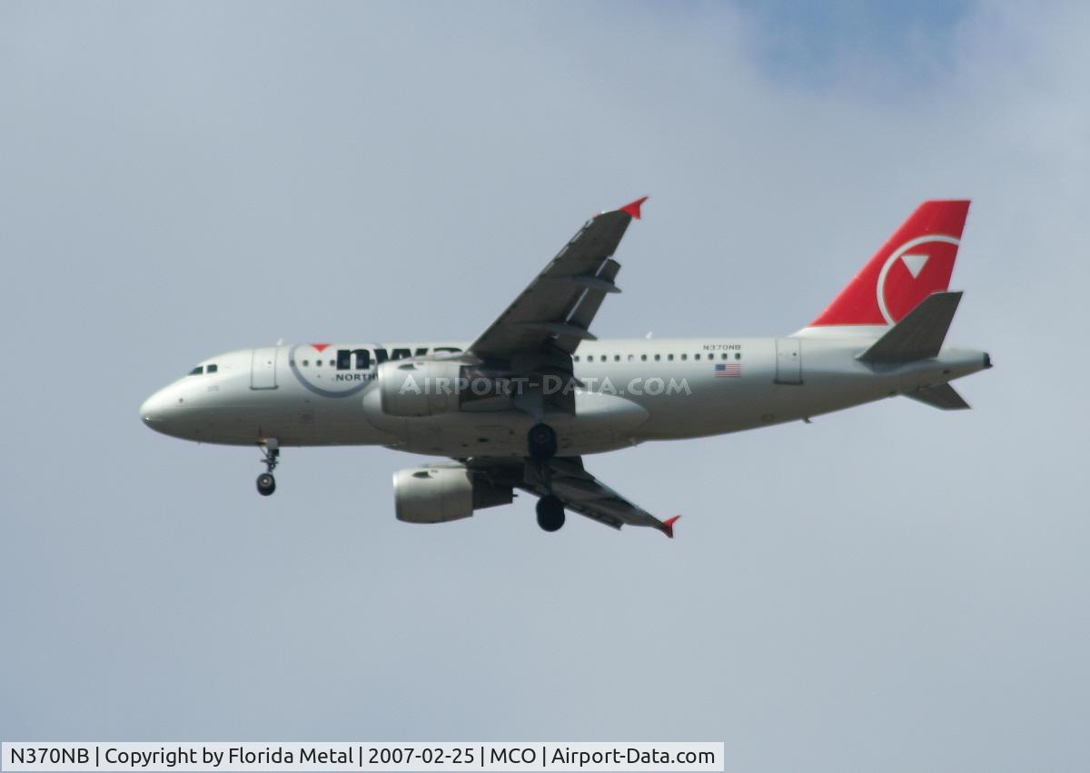 N370NB, 2003 Airbus A319-114 C/N 2087, Northwest