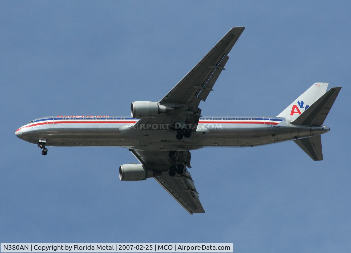 N380AN, 1993 Boeing 767-323 C/N 25449, American