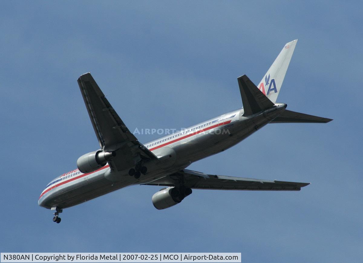 N380AN, 1993 Boeing 767-323 C/N 25449, American 767-300