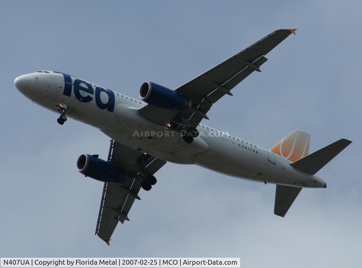 N407UA, 1994 Airbus A320-232 C/N 456, Ted