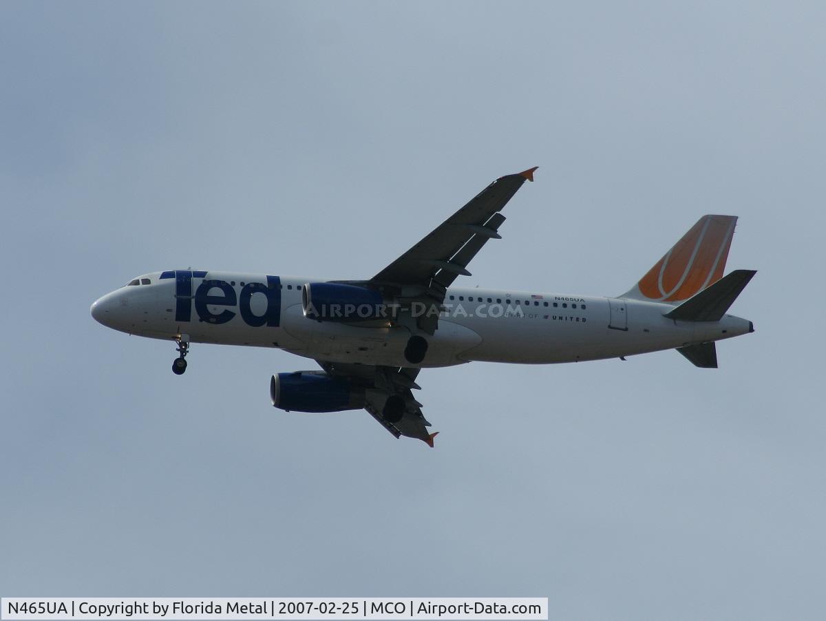 N465UA, 2000 Airbus A320-232 C/N 1341, Ted