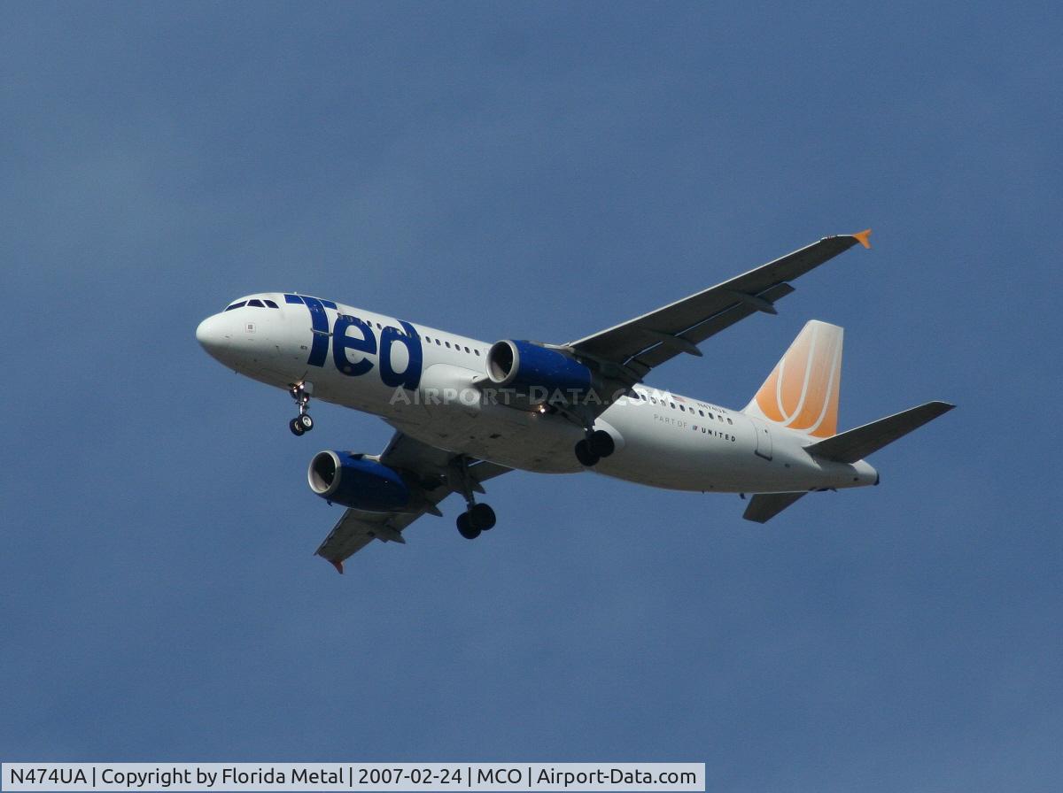 N474UA, 2001 Airbus A320-232 C/N 1475, Ted