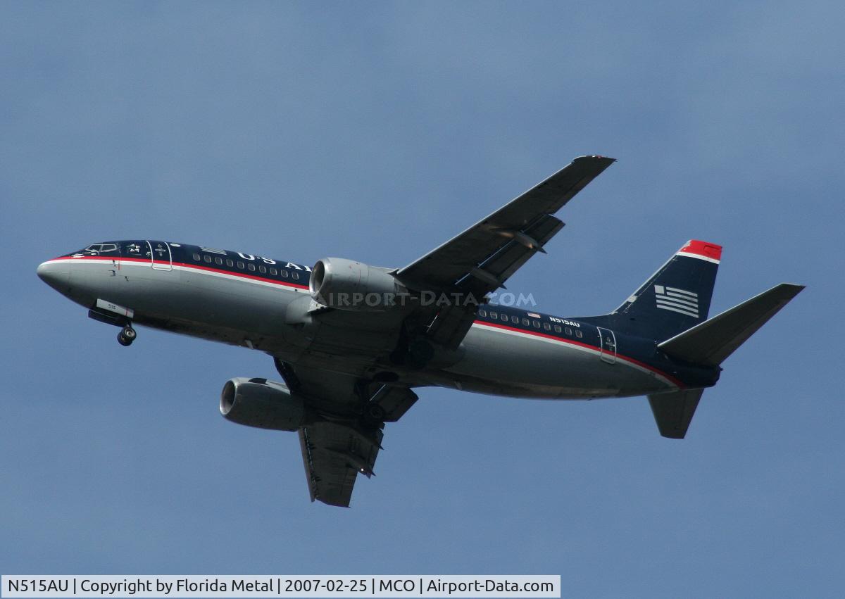 N515AU, 1987 Boeing 737-3B7 C/N 23701, US